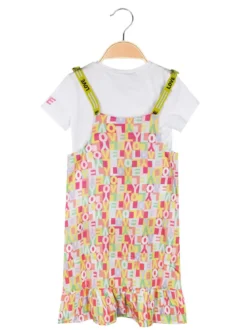 Gossyp Vestito bambina con t-shirt