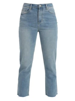 Griffai Jeans donna baggy sfilacciato