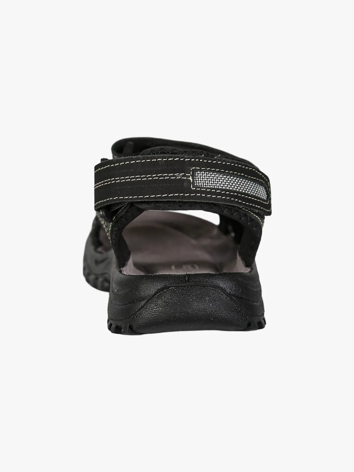 Grisport Sandali in pelle da uomo con strappi - nero