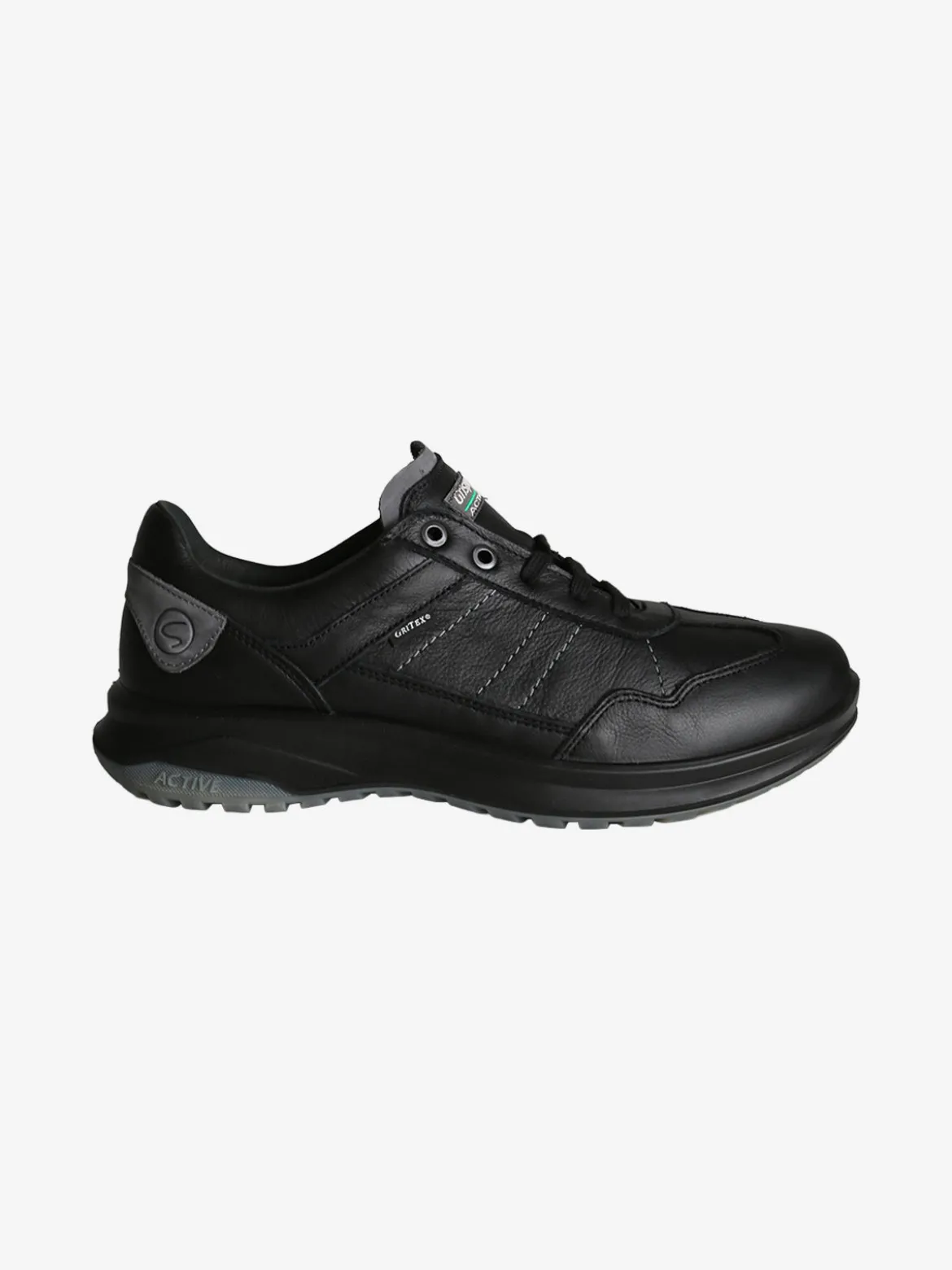 Grisport Scarpe stringate da uomo in pelle - nero