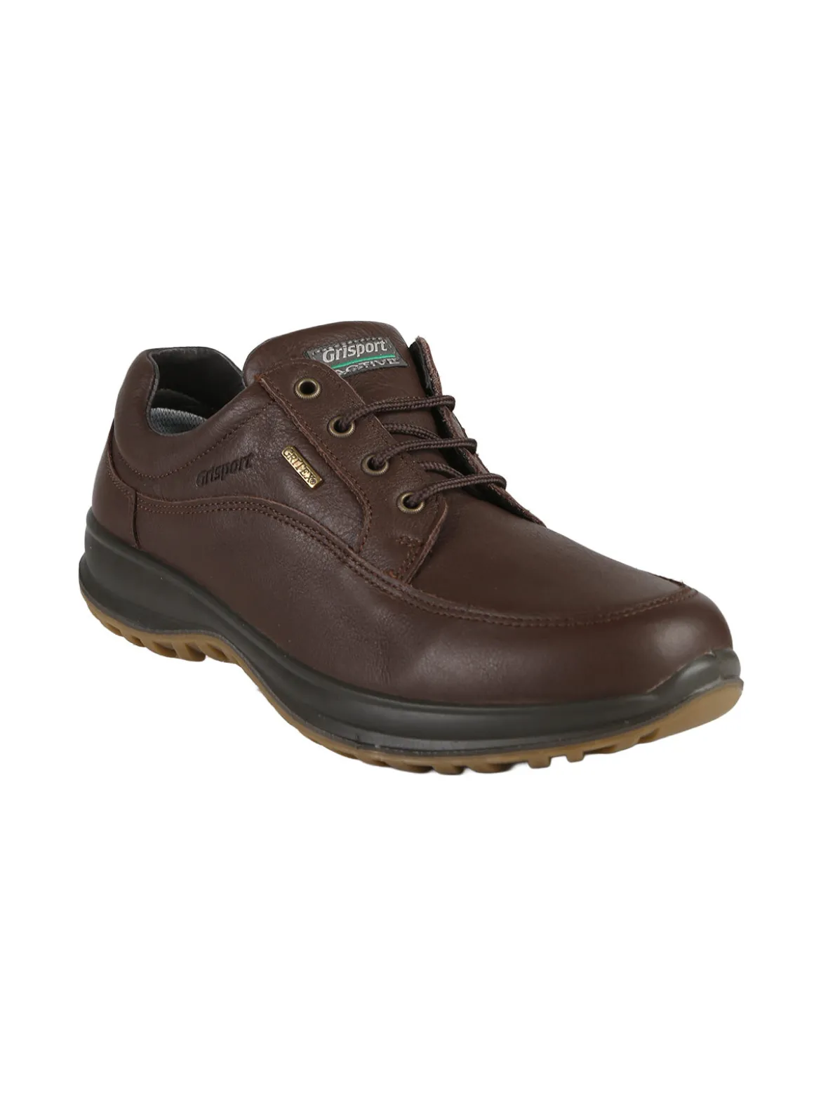 Grisport Scarpe stringate in pelle da uomo - moro