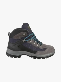 Grisport Scarponcini da trekking uomo in pelle - grigio scuro