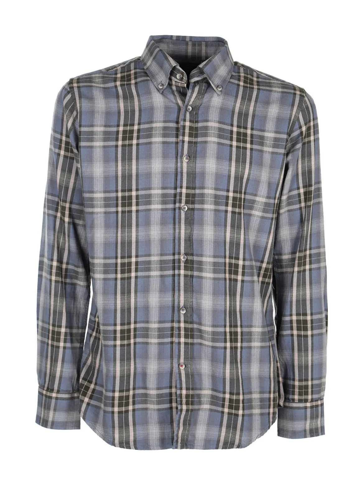 Guy Camicia a quadri da uomo in cotone
