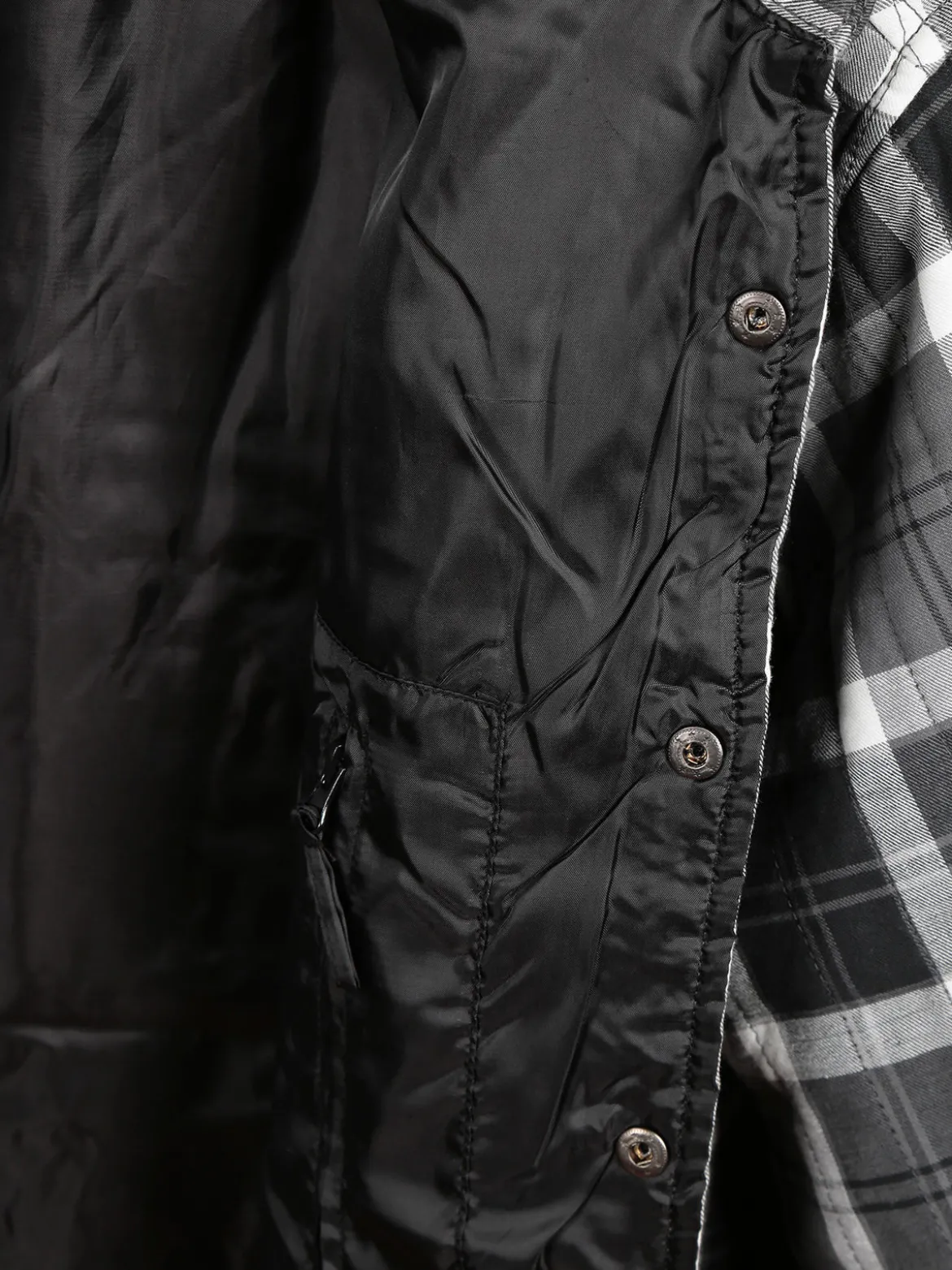 Guy Camicia da uomo imbottita a quadri