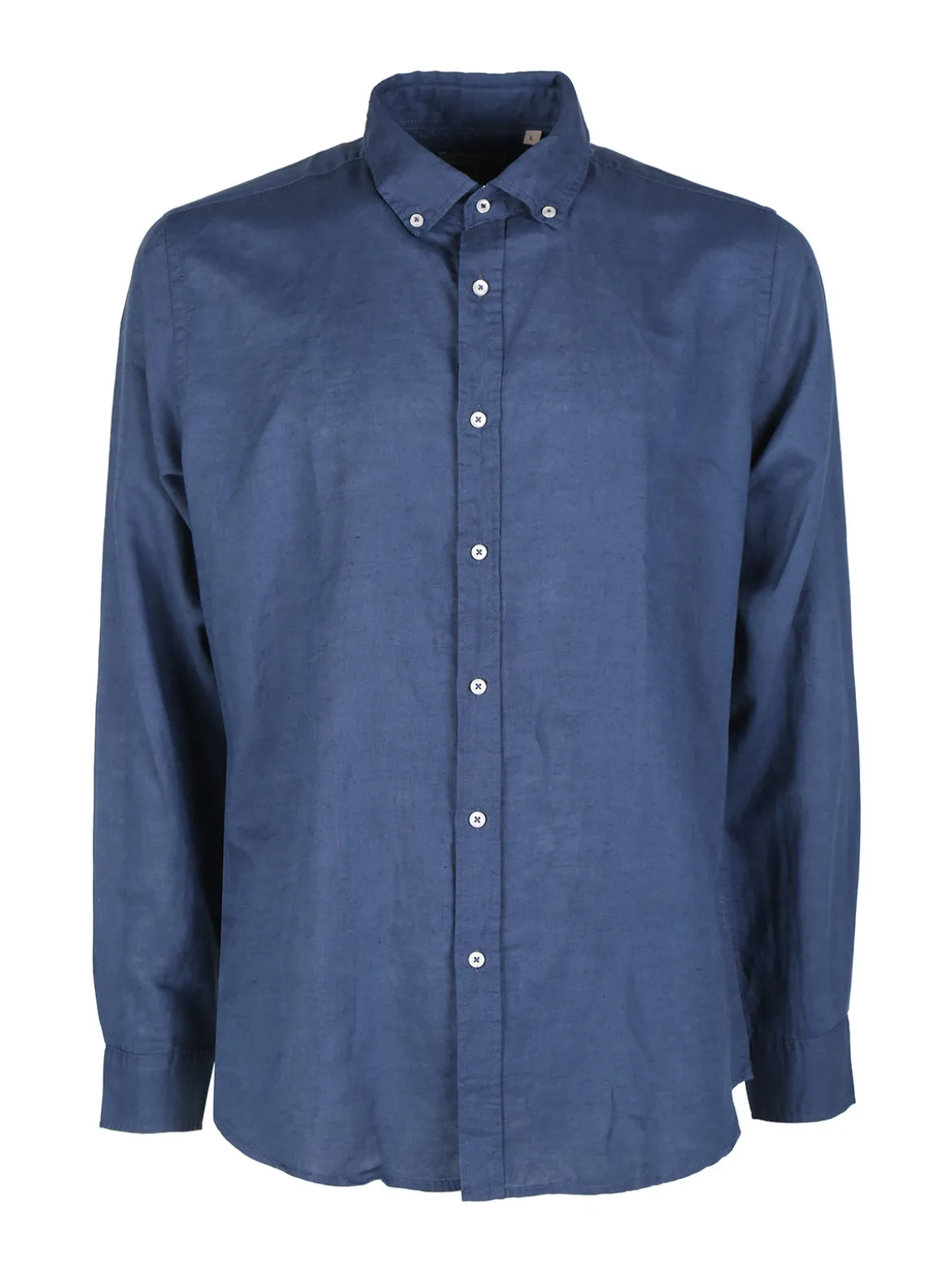 Guy Camicia da uomo in misto lino a maniche lunghe