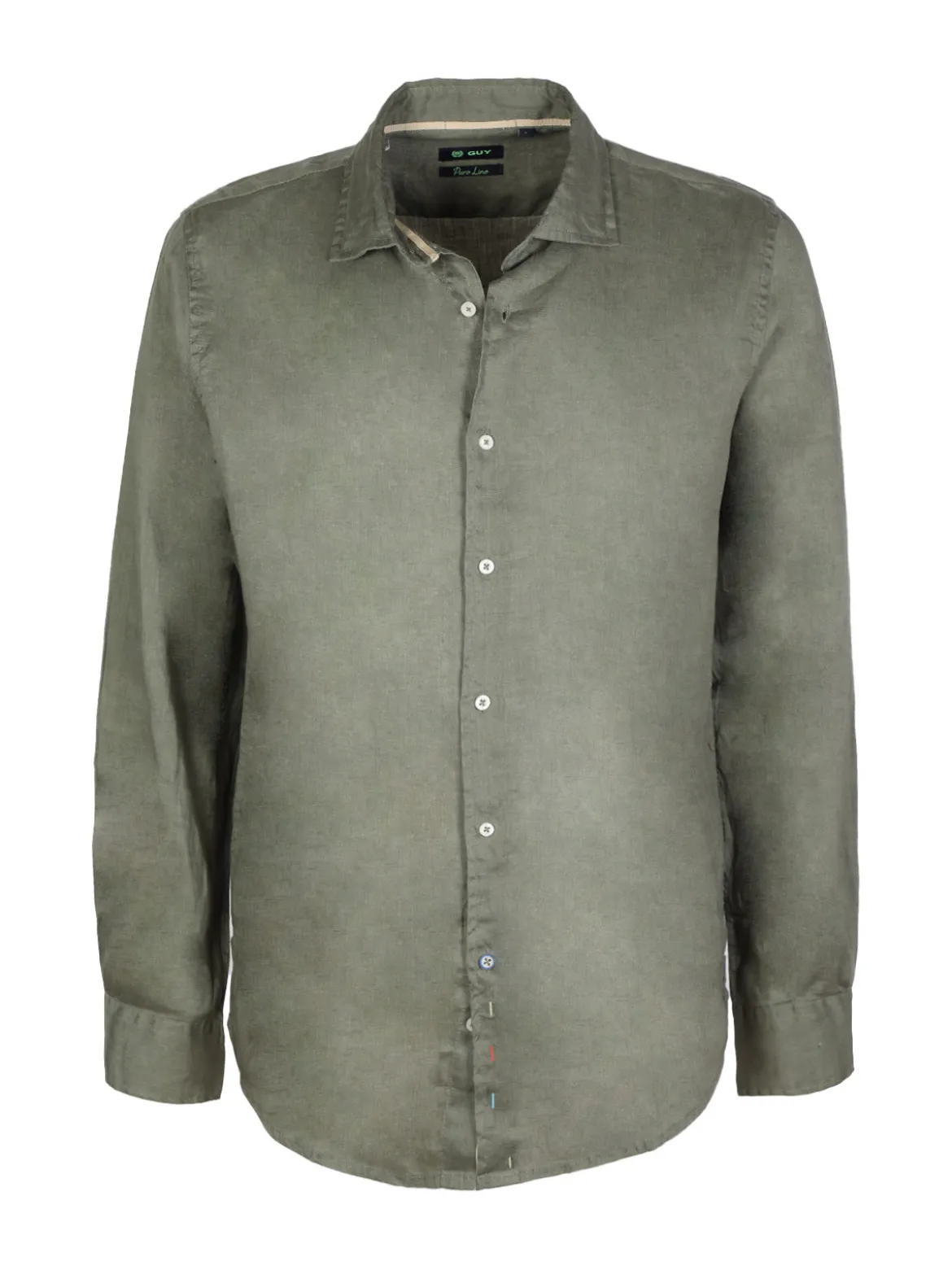 Guy Camicia uomo in lino a manica lunga