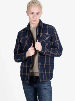 Guy Giacca camicia da uomo a quadri