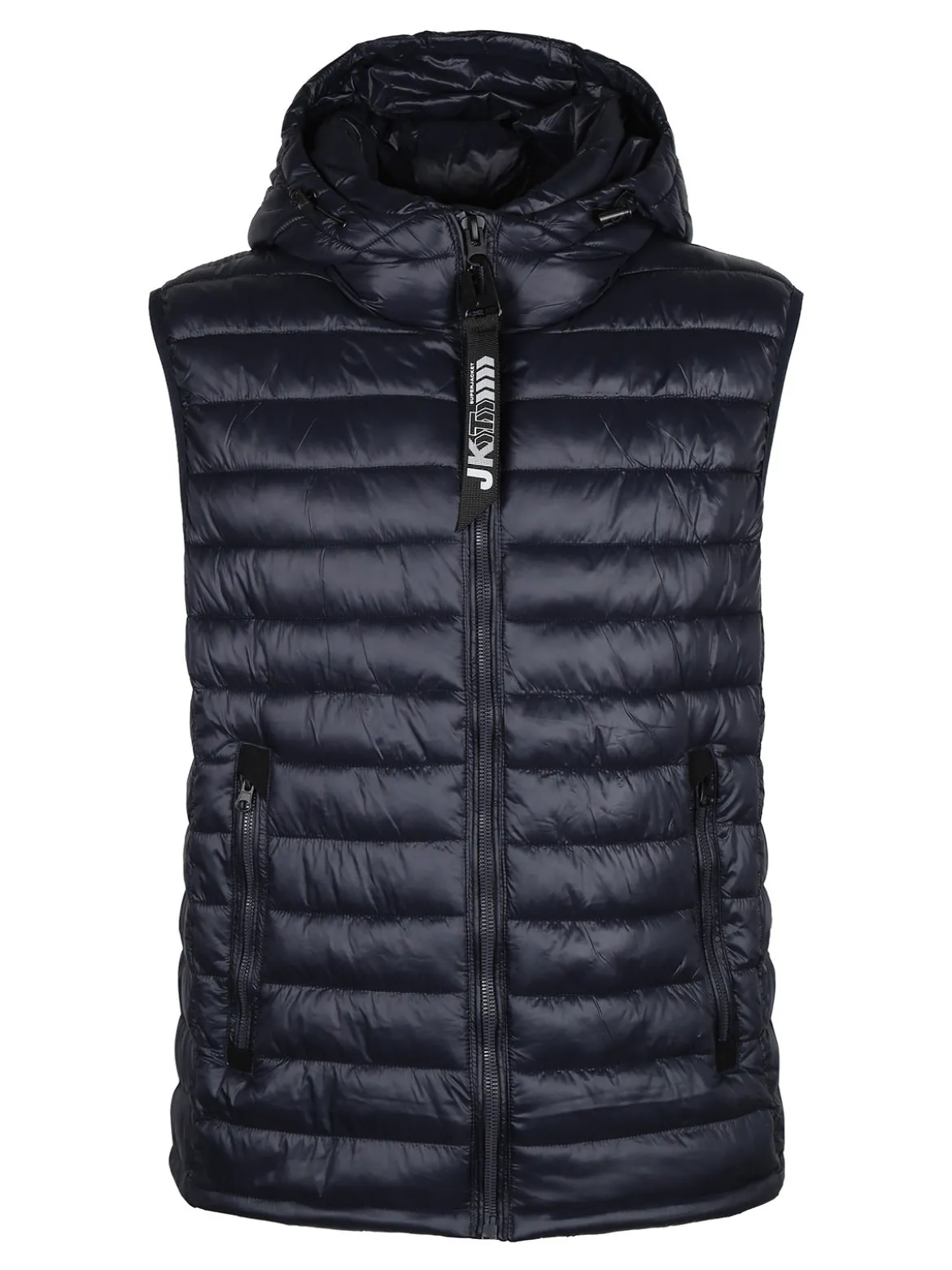 Guy Gilet da uomo imbottito con cappuccio
