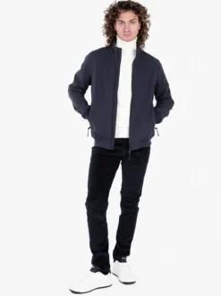Guy Giubbino da uomo con zip e interno in pile