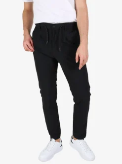 Guy Pantaloni casual da uomo in tessuto tecnico con coulisse