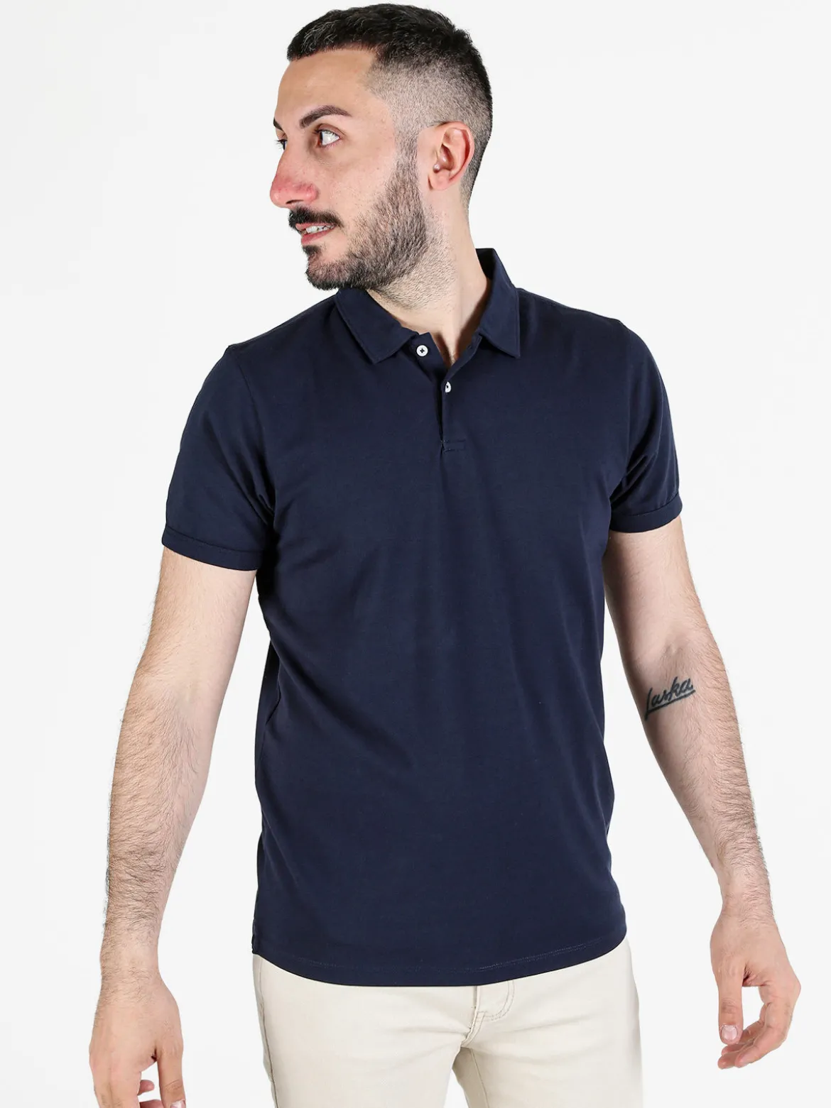 Guy Polo da uomo a maniche corte