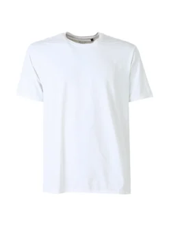 Guy T-shirt girocollo da uomo in tessuto tecnico traspirante - bianco