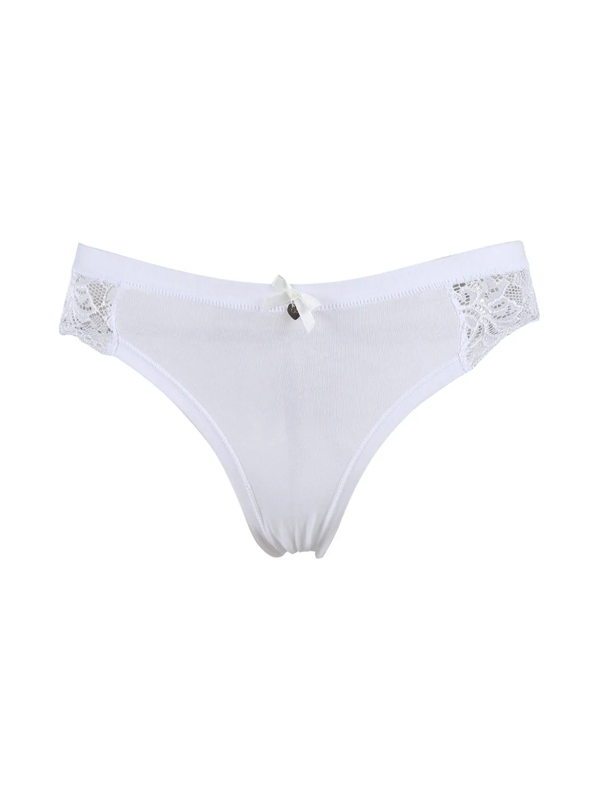 Hana Slip donna in cotone con pizzo