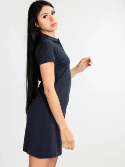 Hangar93 Vestito donna in cotone a maniche corte