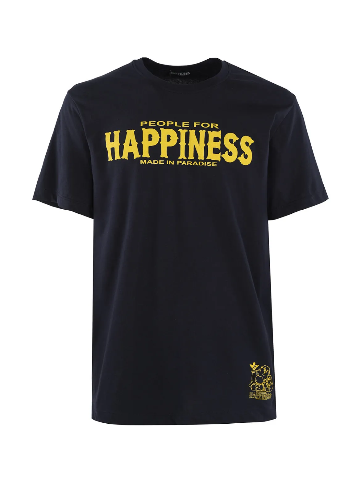 Happiness T-shirt da uomo con stampa