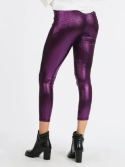 Hdl Milano Leggings donna con lurex
