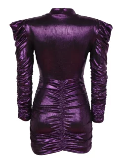 Hdl Milano Vestito donna con lurex drappeggiato