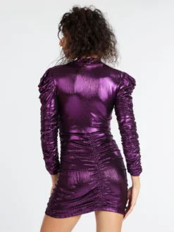 Hdl Milano Vestito donna con lurex drappeggiato