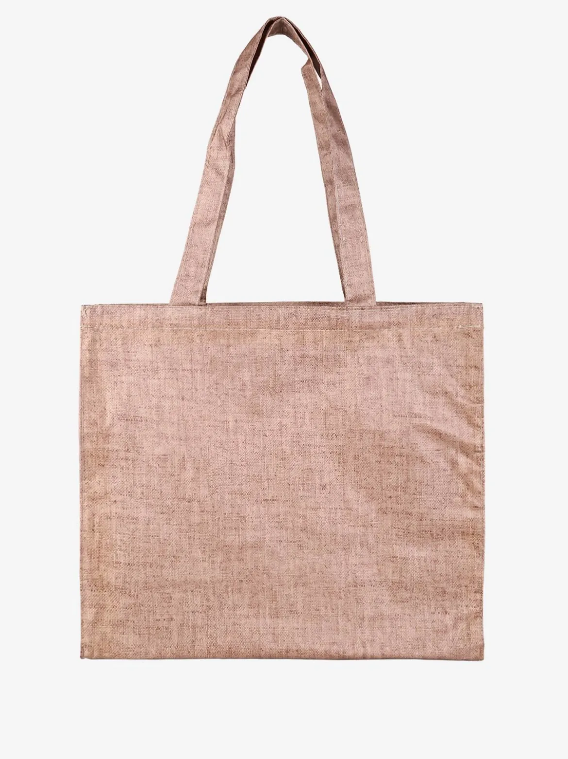 Hernan Borsa shopper della spesa con stampe - cammello