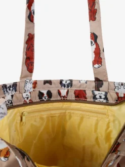 Hernan Borsa shopper della spesa con stampe - khaki