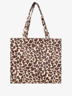 Hernan Borsa shopper della spesa con stampe - marrone