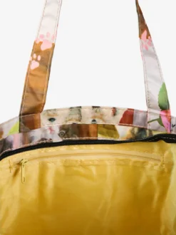 Hernan Borsa shopper della spesa con stampe - rosa