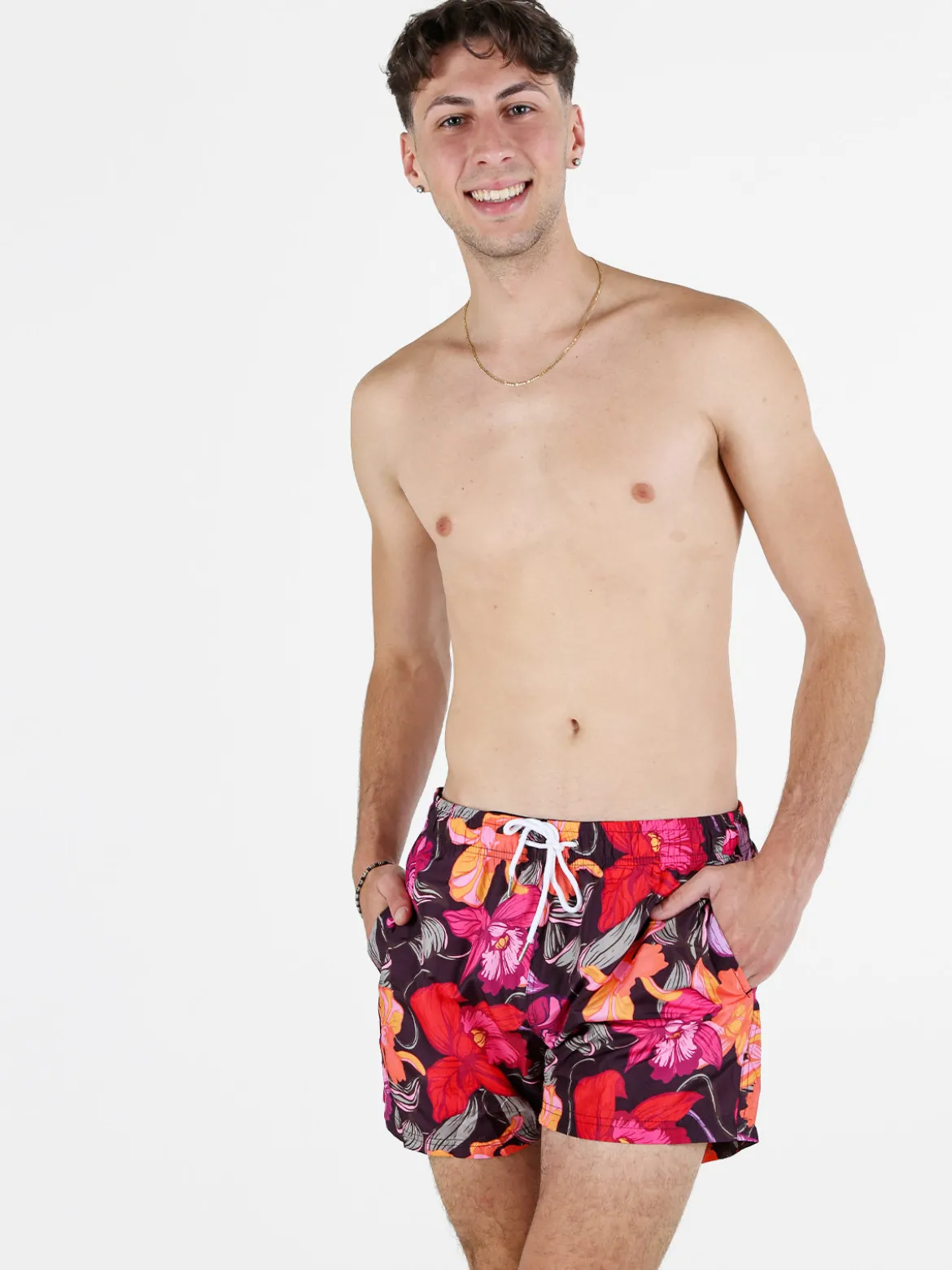 Hollywood Milano Boxer mare fiorati da uomo