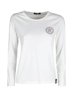 Hollywood Milano T-shirt donna sportiva a maniche lunghe