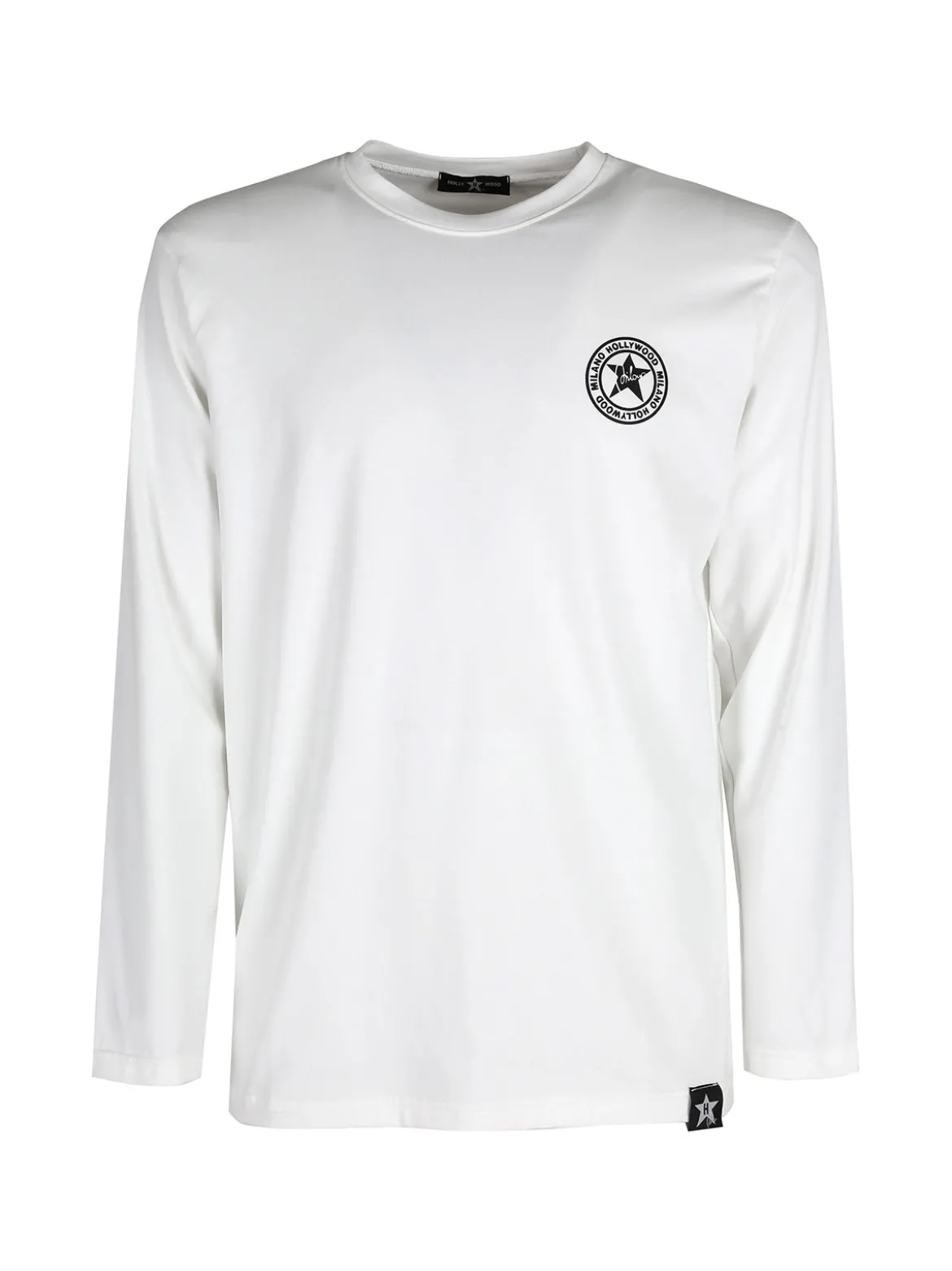 Hollywood Milano T-shirt uomo a maniche lunghe in cotone