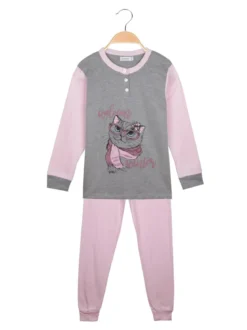 Hooky Pigiama lungo bambina con polsini
