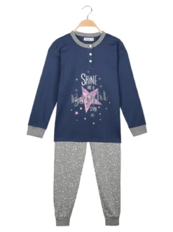 Hooky Pigiama lungo bambina con stampa disegno