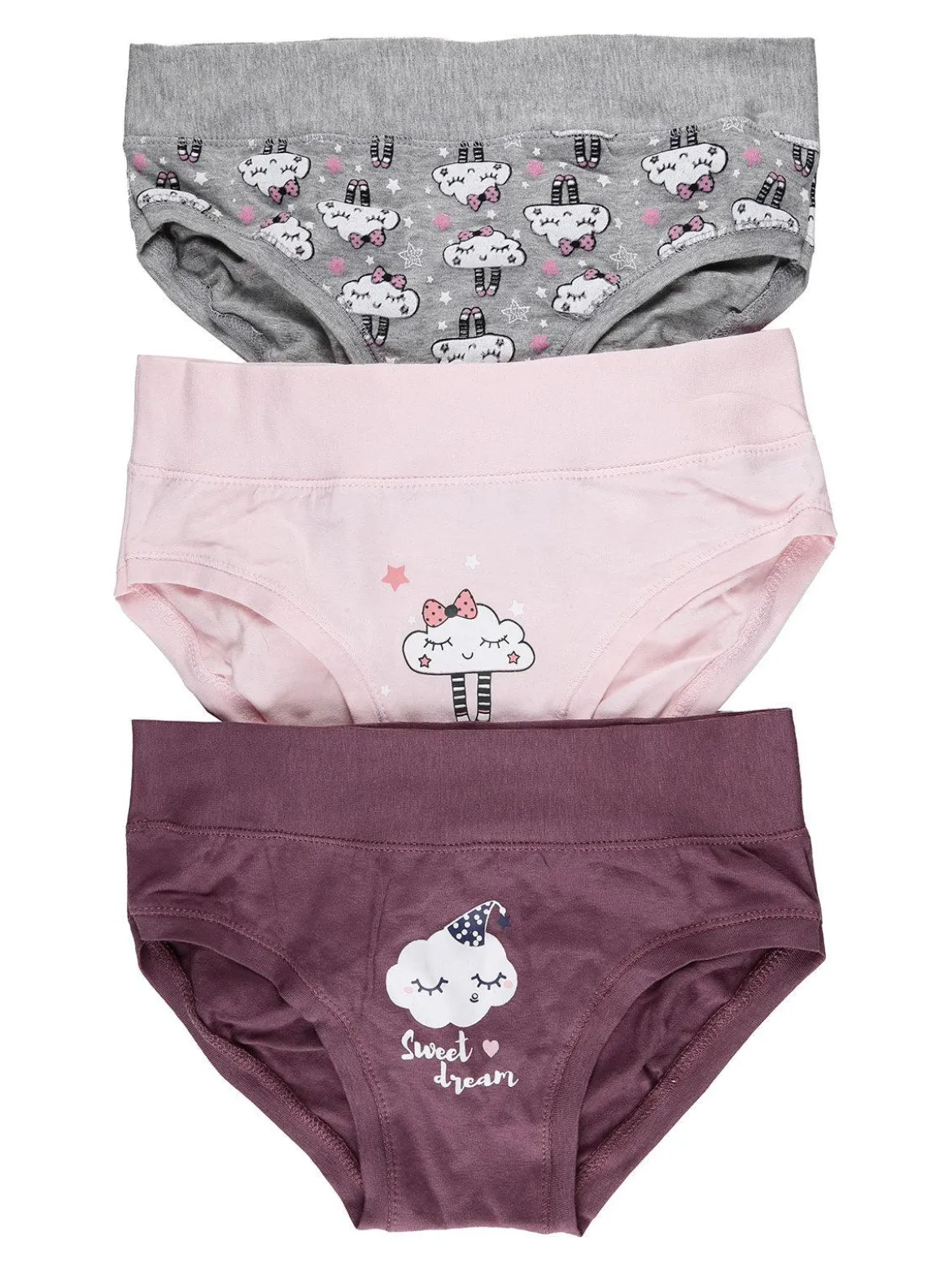 Hooky Slip bimba stampe confezione 3 pezzi