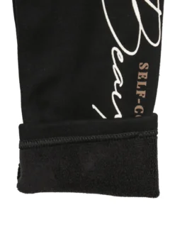 Hope Star Leggings felpati da bambina - nero