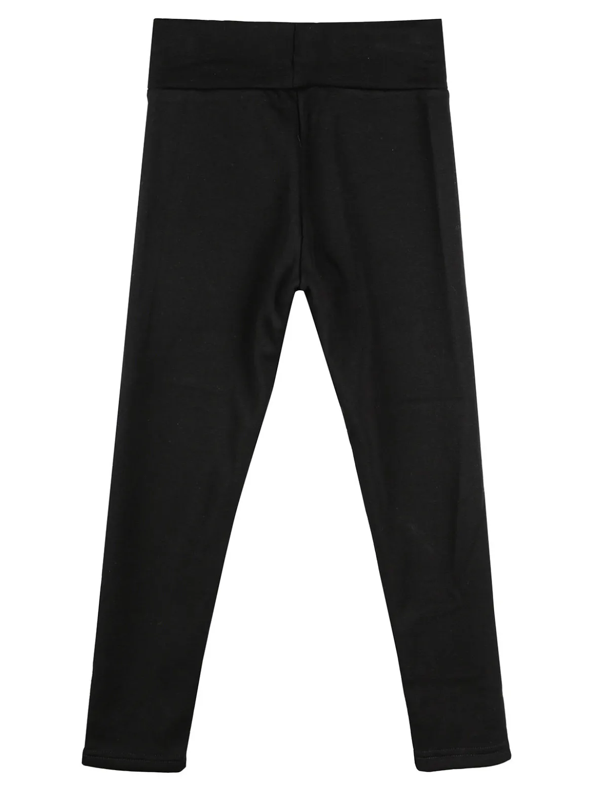 Hope Star Leggings felpati da bambina - nero
