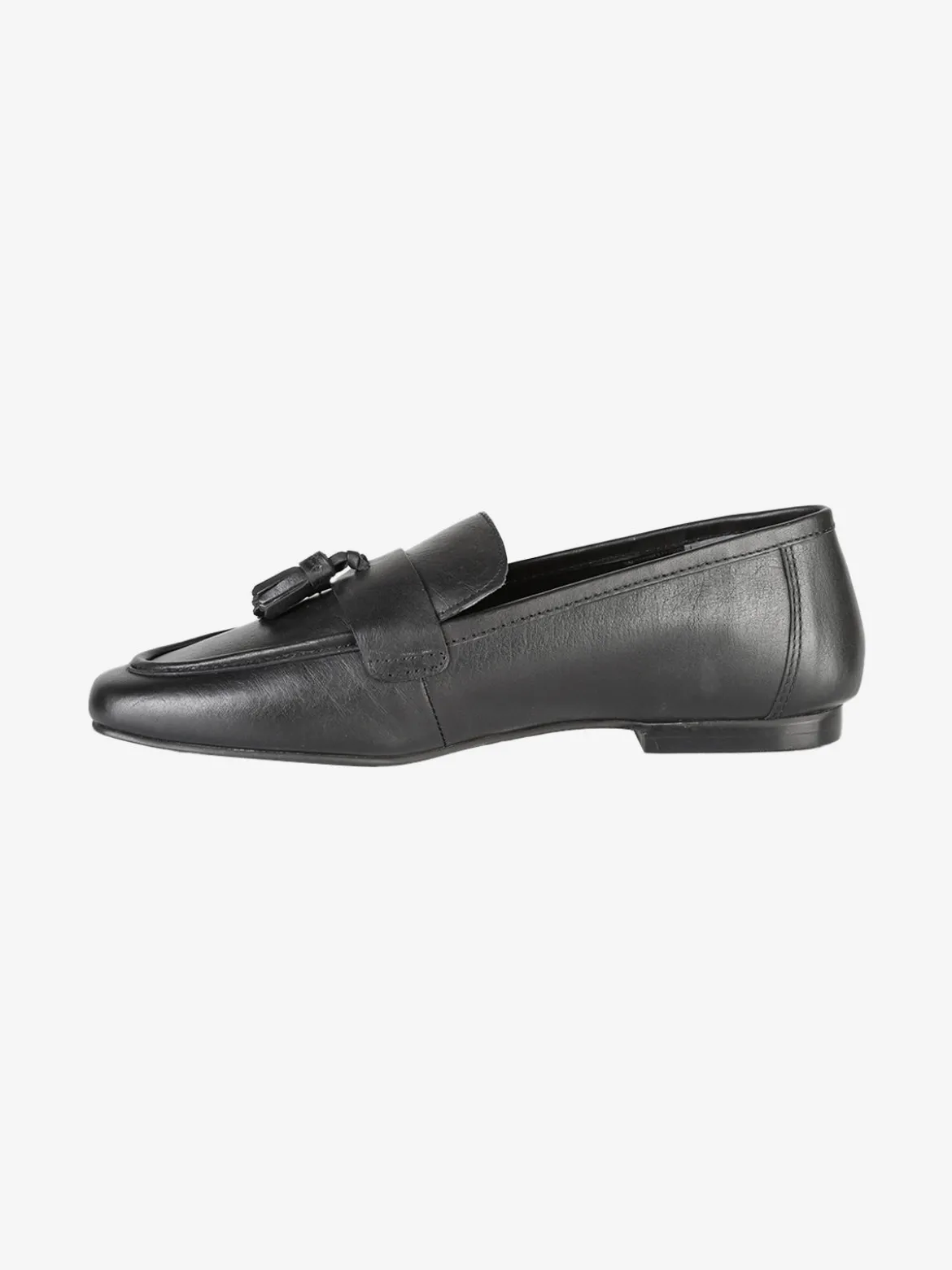 Hosis Mocassini donna in vera pelle con nappine