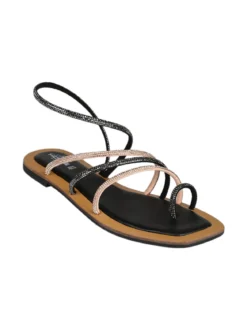 Hosis Sandali donna infrapollice con strass