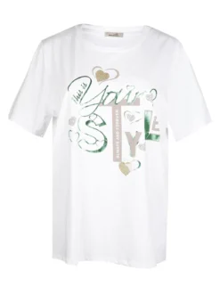 H20 T-shirt donna con stampa taglie forti