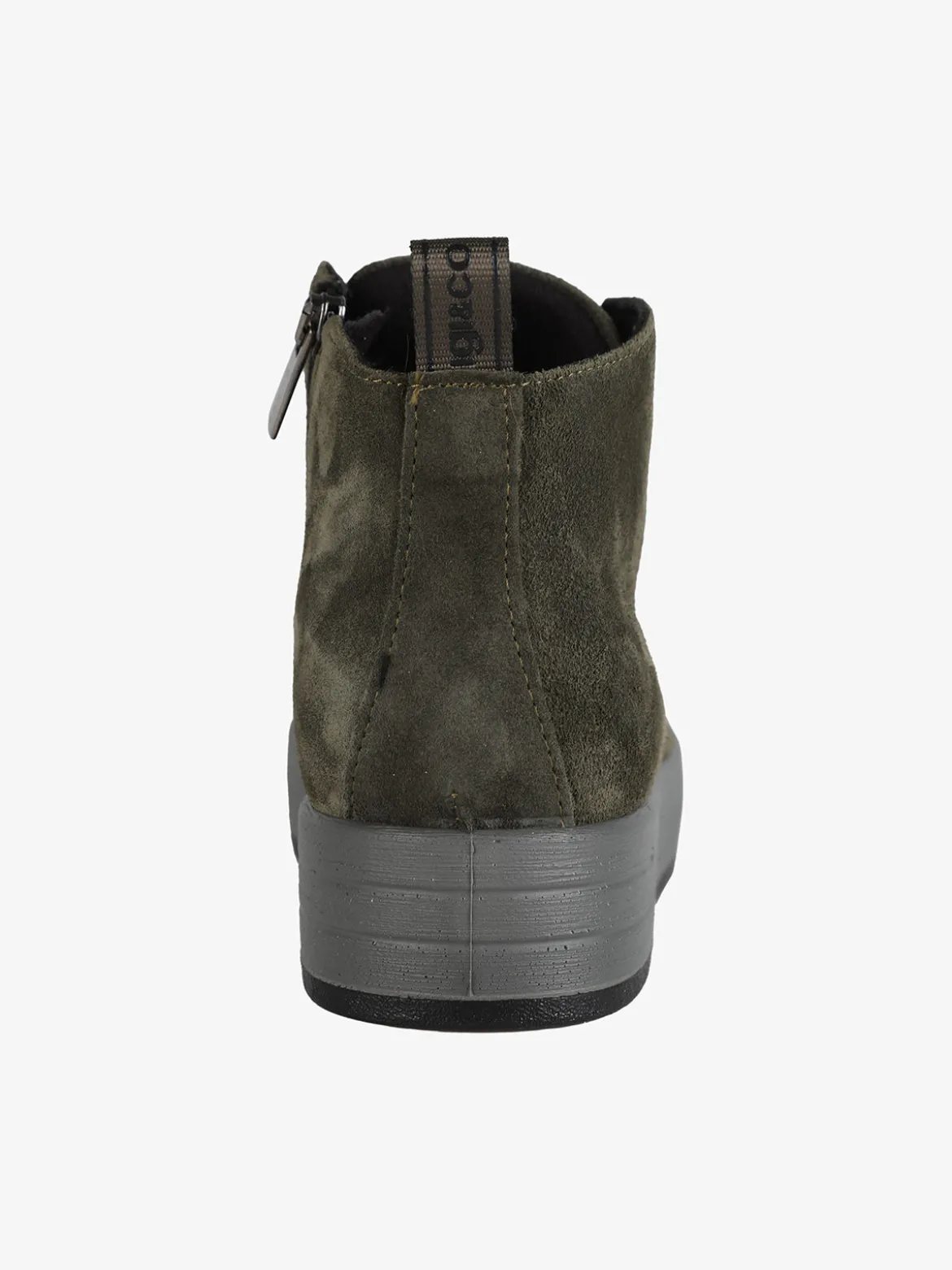 Igi&Co Sneakers alte in pelle scamosciata da donna con lacci e zip