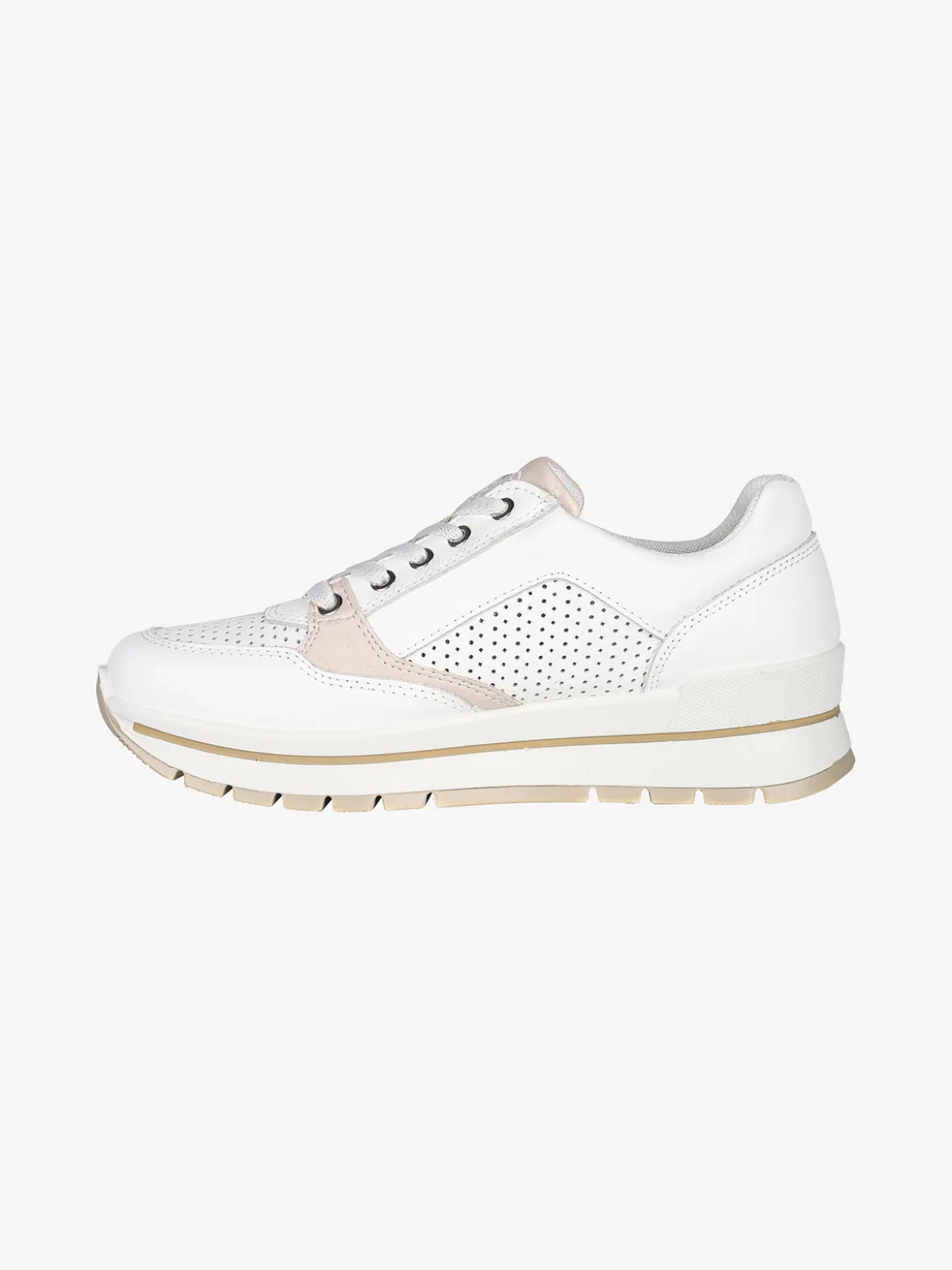 Igi&Co Sneakers casual in pelle da donna con zip e lacci