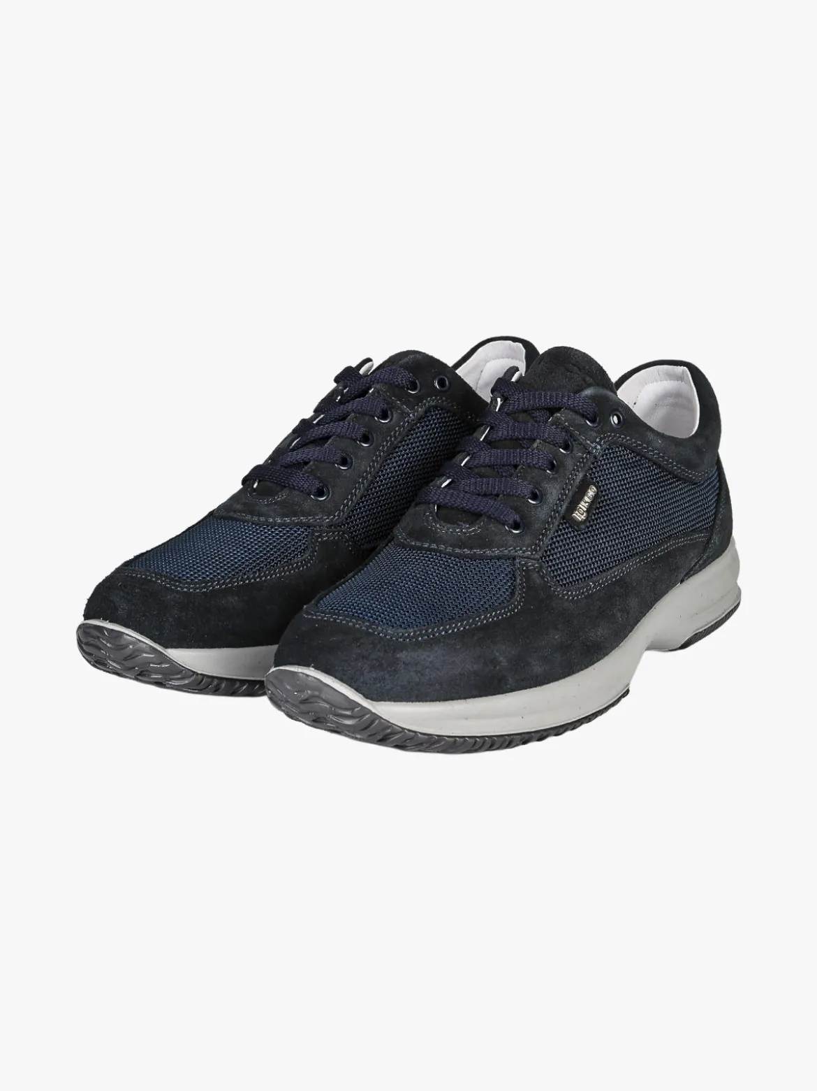 Igi&Co Sneakers da uomo in pelle scamosciata - blu scuro