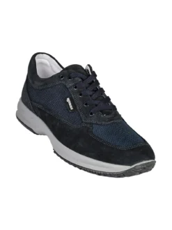 Igi&Co Sneakers da uomo in pelle scamosciata - blu scuro