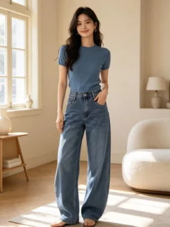Imimy Jeans donna a palloncino - jeans