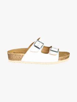 Inblu Ciabatte da donna con fibbie - bianco