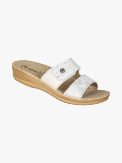 Inblu Ciabatte donna con cinturino a strappo - bianco