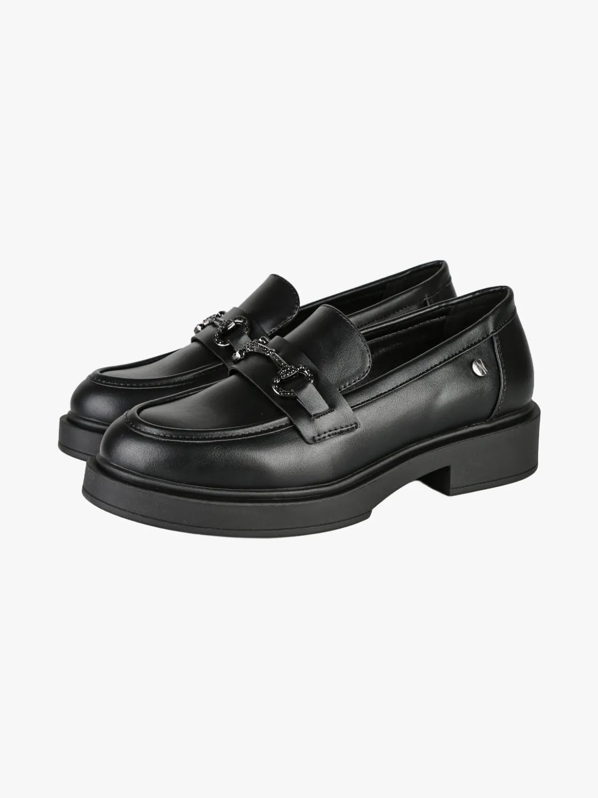 Inblu Mocassini donna in ecopelle - nero