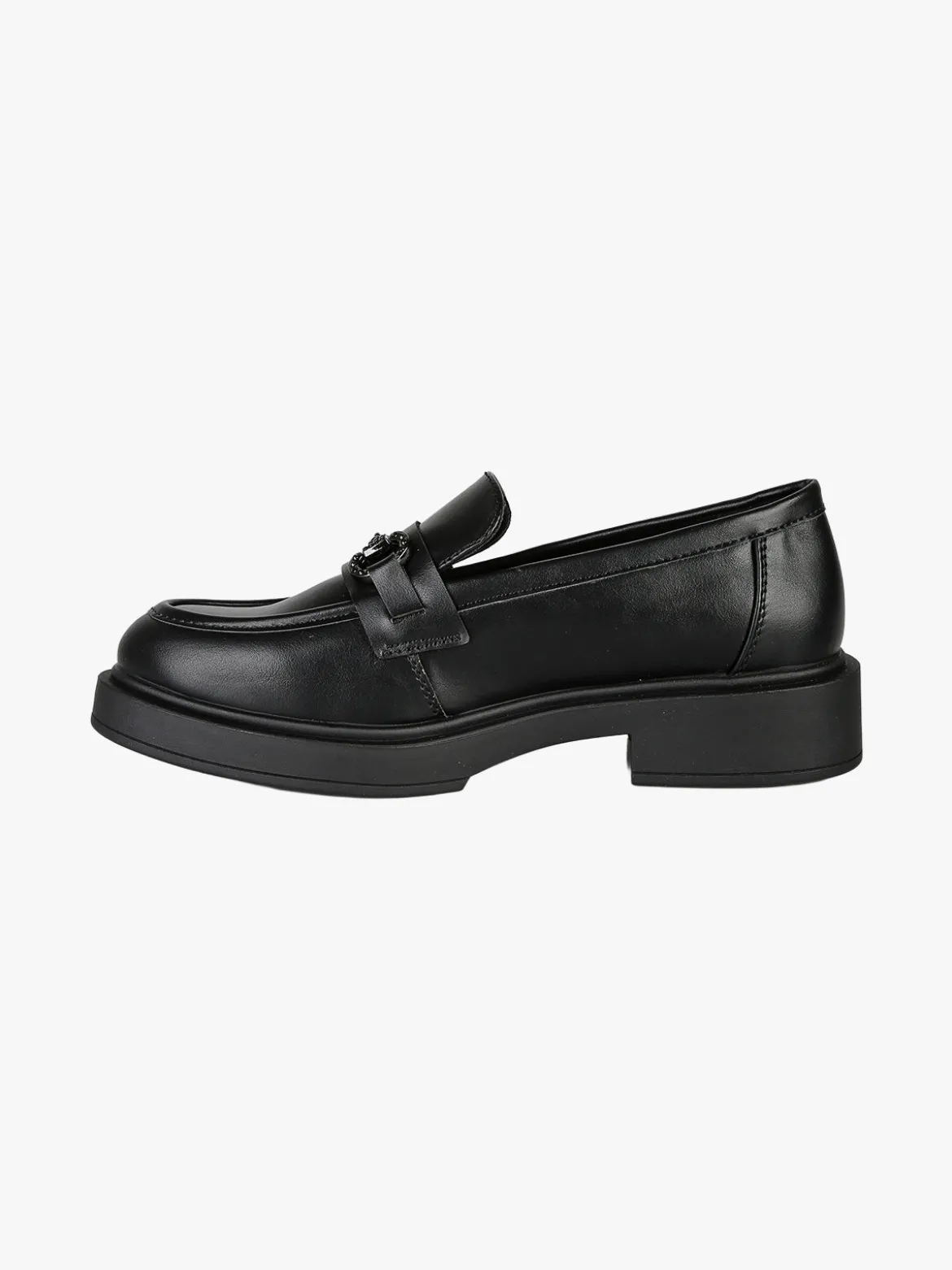 Inblu Mocassini donna in ecopelle - nero