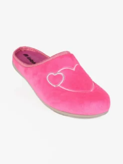 Inblu Pantofole da donna in tessuto scamosciato