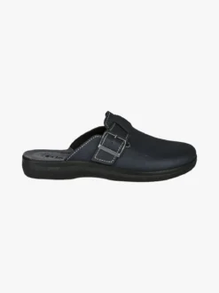 Inblu Pantofole da uomo con fibbia - blu scuro