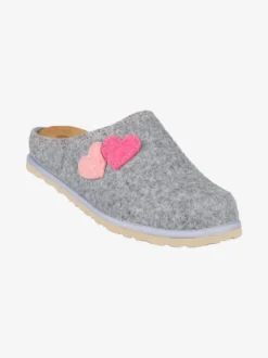 Inblu Pantofole donna cuori in feltro