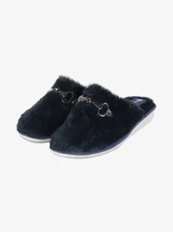 Inblu Pantofole donna in ecopelo con zeppa